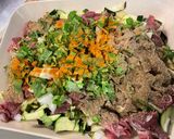 A picture of step 13 of Zucchini and Eggplant Gratin with Beef and Cilantro.