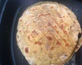 A picture of step 6 of Multigrain sprout paneer grilled wrap.