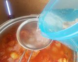 Foto del paso 15 de la receta Albóndigas de pollo en salsa de piquillos con toque agridulce