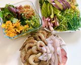 Hình bước làm 1 của món Lẩu mắm