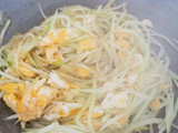 มะละกอผัดไข่
