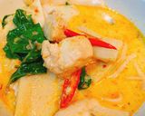 รูปขั้นตอนการทำที่ 3 ของ แกงกะทิหน่อไม้ไก่ คีโต