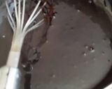A picture of step 3 of Double chcocolate ganache cake.