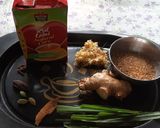 A picture of step 1 of Brown sugar lemon grass ginger masala chai(Tea).