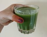 A picture of step 3 of Apple,Palak, Cucumber juice.