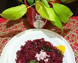 A picture of step 3 of Beetroot Poriyal.
