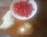 A picture of step 1 of Pizzaiolla sauce.