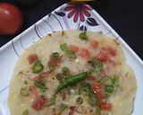 वेजिटेबल उत्तपम (vegetable uttapam recipe in Hindi) रेसिपी चरण 4 फोटो