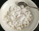 A picture of step 3 of Pakhala Bhata.