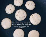 A picture of step 3 of Mini Fluffy Berry Blast Pancakes.