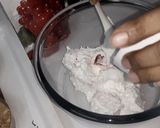 A picture of step 2 of Cranberry cream chesse chocolate dessert.