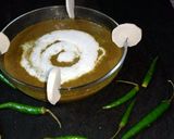 A picture of step 3 of Sarson ka saag.
