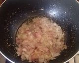 A picture of step 1 of Tauraii keema.