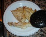 Foto del paso 5 de la receta Lonchas de pollo, champiñones y salsa de bechamel