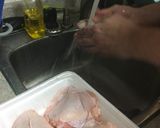A picture of step 1 of Instant Pot Adobo chicken.