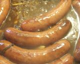 A picture of step 3 of Bangers and Mash Dinner.