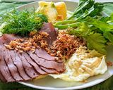 Rostbiff pirított hagymával és remoulad dresszinggel - LC recept fázis 2 fotója