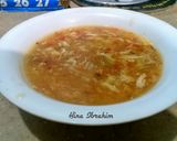 A picture of step 12 of Hot & Sour Soup.