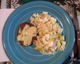 Foto del paso 3 de la receta: Ensalada de repollo, lechuga, jamón cocido y queso