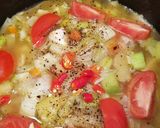A picture of step 3 of Special Leek and Potato soup.
