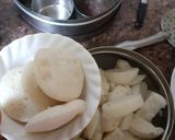 A picture of step 1 of Idli fry.