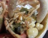 A picture of step 5 of Basket chaat.