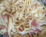 Foto langkah ke 10 dari resep Fetucini Carbonara.