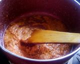 A picture of step 2 of Shev bhaji.
