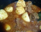 A picture of step 15 of Aloo gosht.