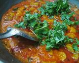 A picture of step 8 of Tar kakdi ki sabji 😋😋.