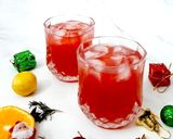 A picture of step 4 of Christmas Party Punch.