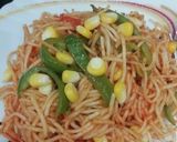 A picture of step 6 of Mix Veg Noodles.