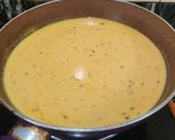 A picture of step 7 of Mooli Gajar Shalgam Kadhi.