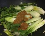 Foto del paso 4 de la receta Pak choi y kale con aliño japonés