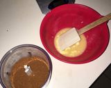 Une image de l'étape 1 de Bavarois framboise et biscuit spéculos.