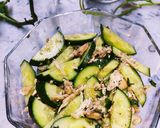 A picture of step 7 of Chicken Cucumber Salad 🥗 🥒.