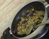 A picture of step 8 of Mocha'r (Banana Flower) Paturi.