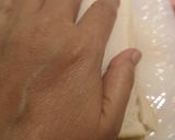 A picture of step 8 of Tulip sandwich /fruit sandwich.