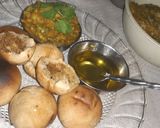A picture of step 6 of Litti Chokha....bihar famous.