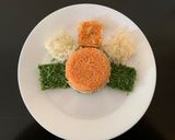 A picture of step 12 of Tiranga Rice.
