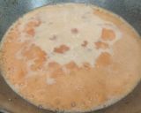 A picture of step 5 of Kesari Sheera.