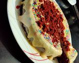 A picture of step 11 of Red Velvet Drip Cake.