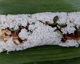 Foto langkah ke 10 dari resep Nasi bakar teri petai.