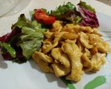 Foto del passaggio 5 della ricetta Pollo alle mandorle