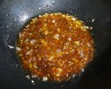 A picture of step 2 of White chana chaat.