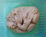 A picture of step 3 of Soft Layered Brown chapos.