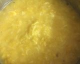 A picture of step 2 of Palak khichadi (broken wheat).
