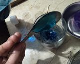 A picture of step 4 of Blue berry drink.