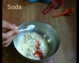 A picture of step 1 of Kadhi pakoda.