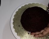 A picture of step 5 of Golden Dust Cake.....molten chocolate.